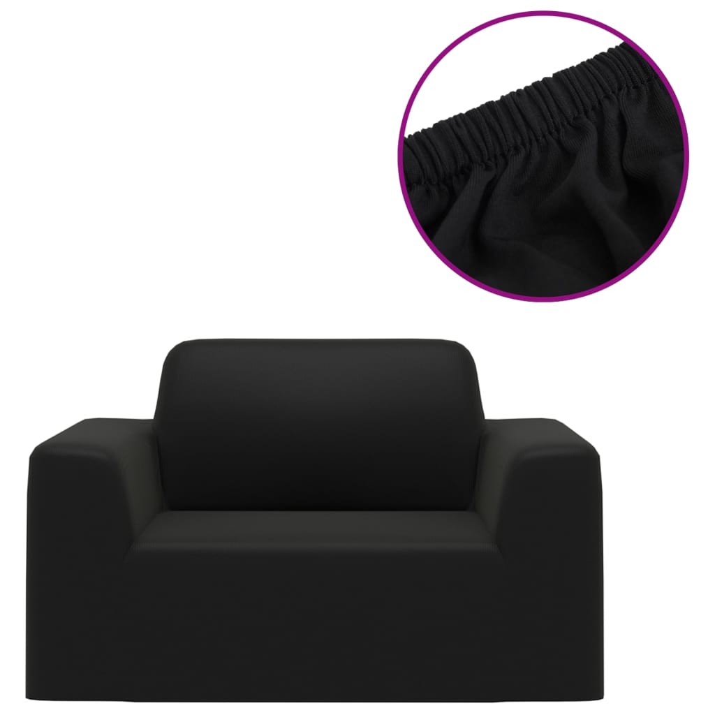 Armchair cover shown in living room setting