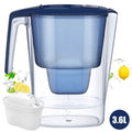 Casora 3.6 L water filter pitcher with countdown display
